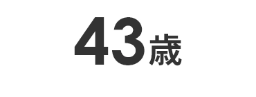 43歳